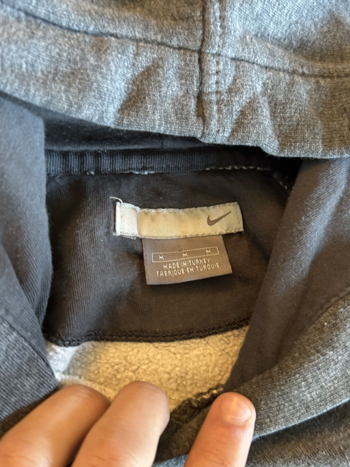 Nike Vintage nike grey hoodie Size US M / EU 48-50 / 2 - 4 Thumbnail