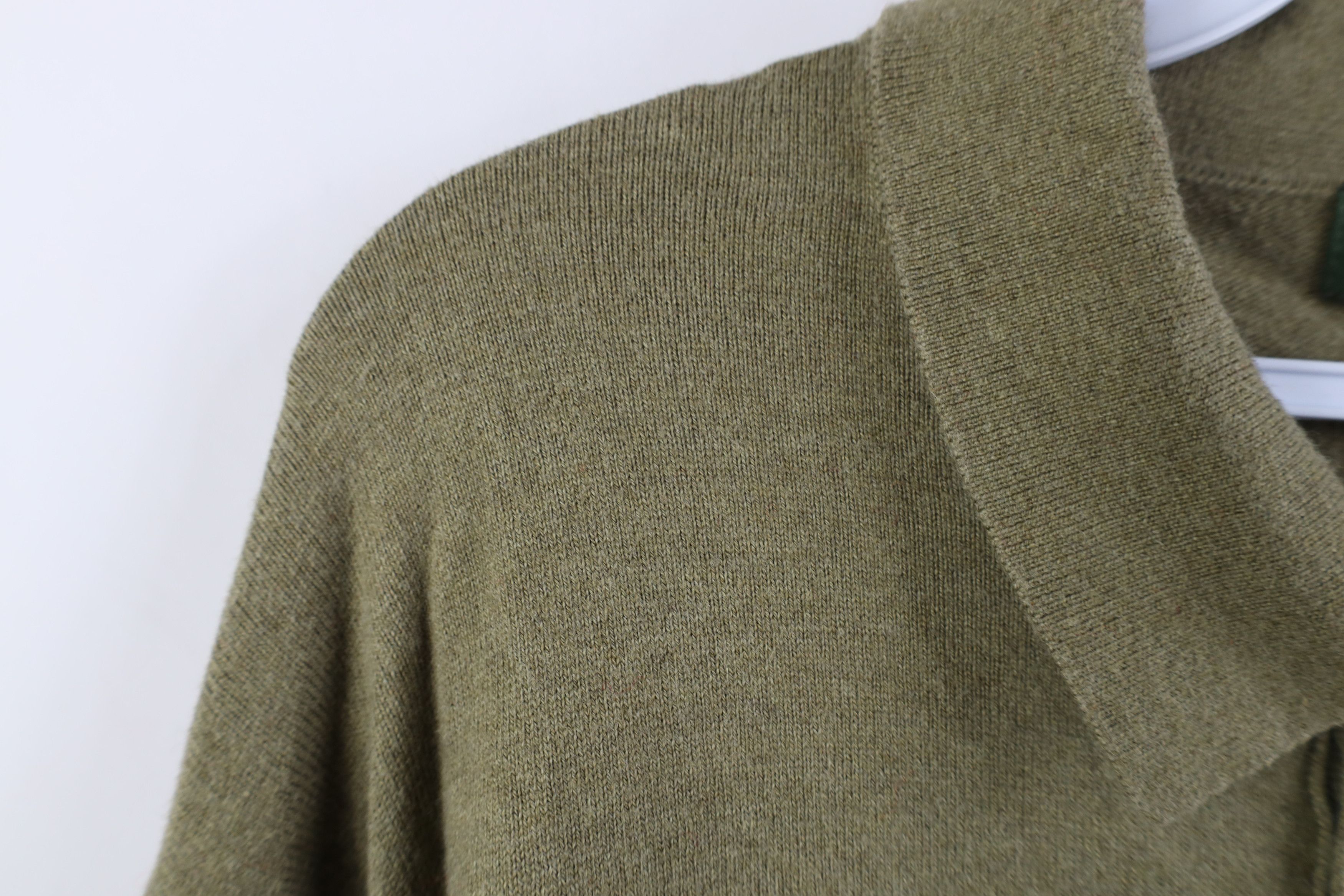 Orvis Vintage Orvis Cashmere Blend Knit Collared Sweater Green Size US XL / EU 56 / 4 - 7 Thumbnail