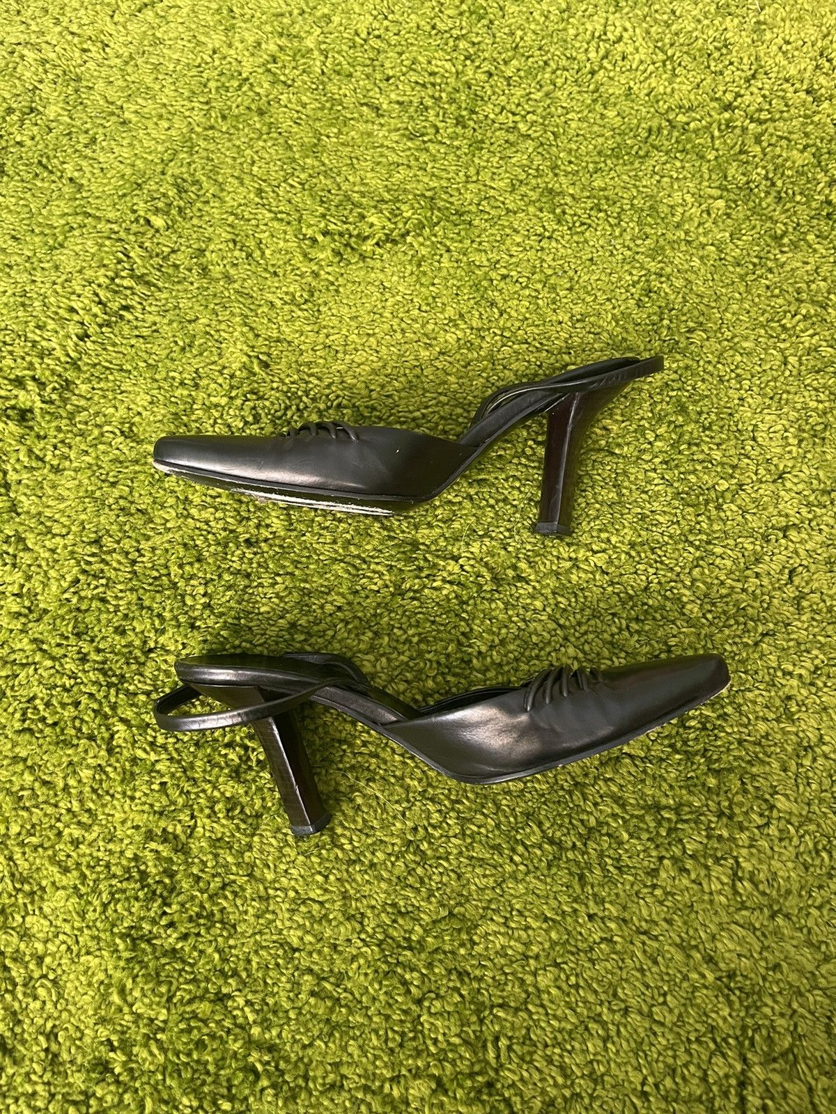 Designer × Jil Sander Jil Sander avant garde lace up leather heels Size US 6.5 / IT 36.5 - 9 Thumbnail