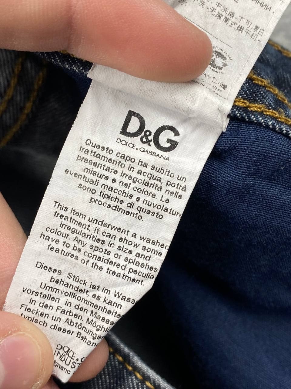 Dolce & Gabbana Vintage Dolce & Gabbana Denim Jeans Baggy Y2K Metal Logo DG Size US 34 / EU 50 - 11 Thumbnail
