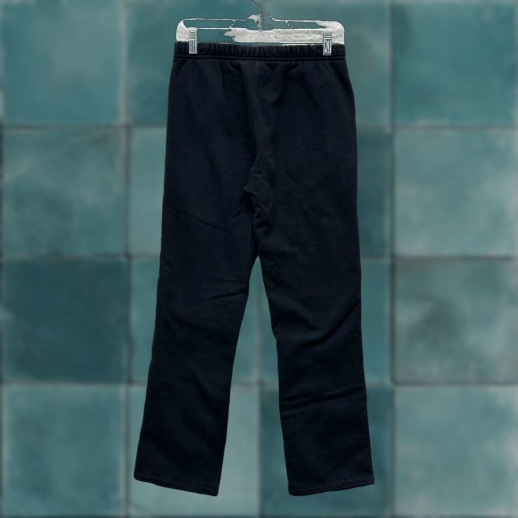 Champion VINTAGE Champion Reverse Weave Sweatpants Small Womens Black Straight Leg Drawstring Size 28" / US 6 / IT 42 - 1 Thumbnail