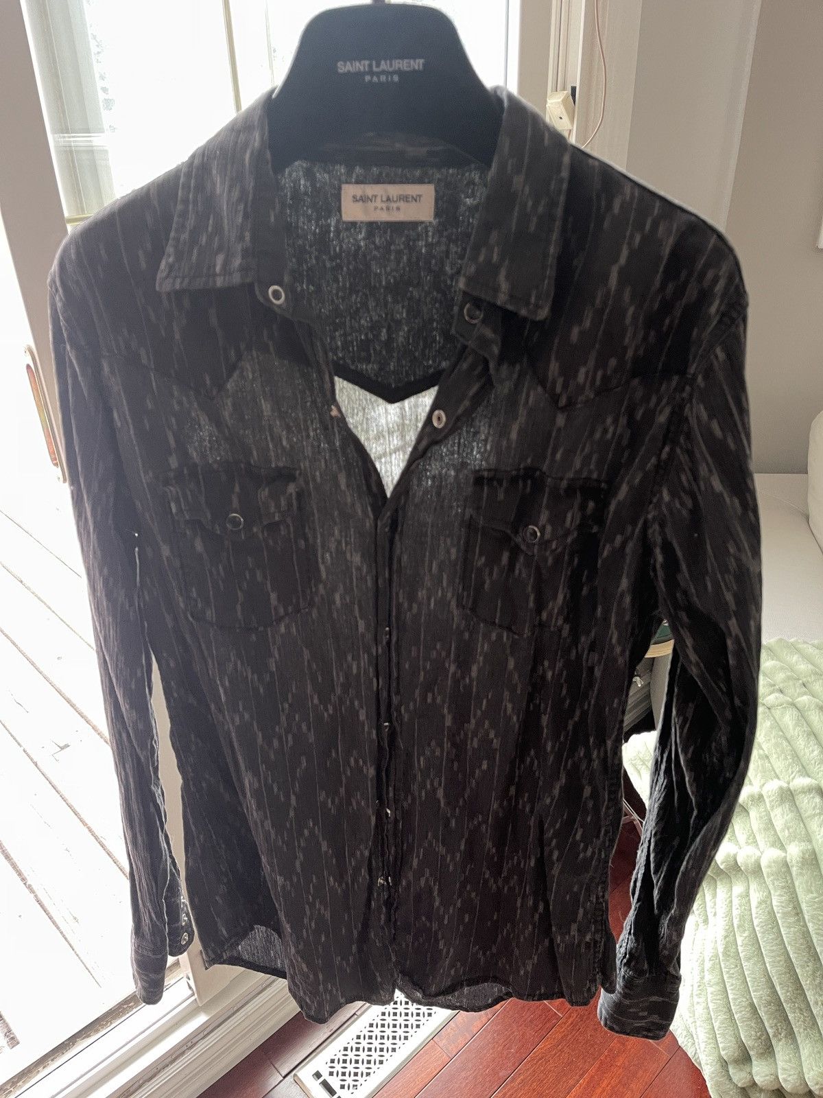 Hedi Slimane Ysl slp saint laurent shirt 2017 xs hedi Size US XS / EU 42 / 0 - 3 Thumbnail
