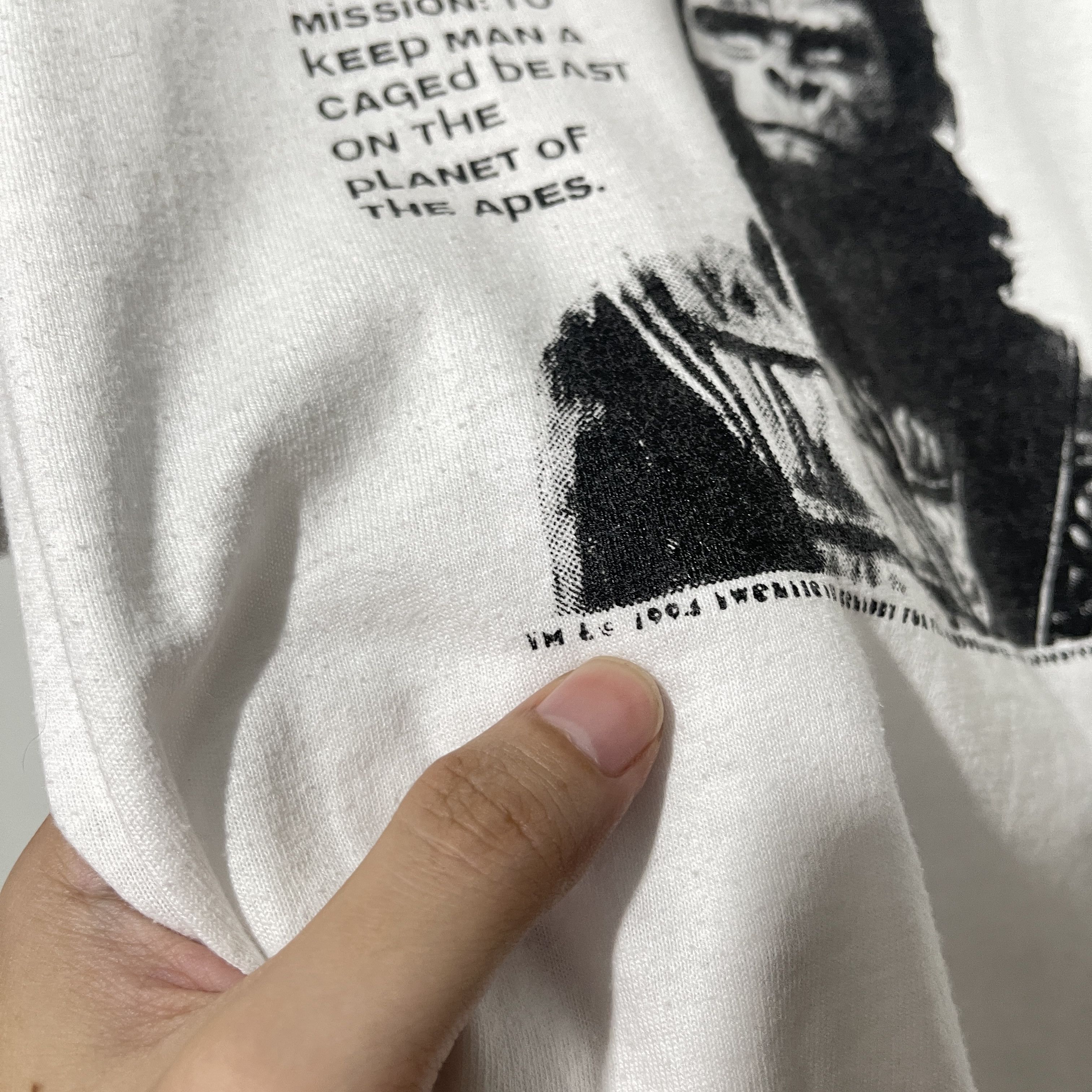 Vintage Vintage 90s Mosquitohead Planet of the Apes T-Shrit Size US XS / EU 42 / 0 - 3 Thumbnail