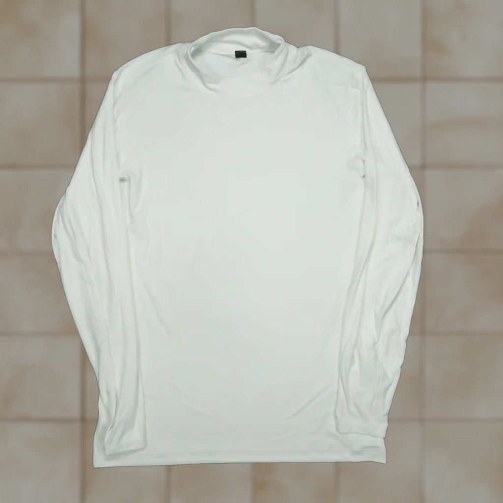 Lululemon Lululemon Pullover Mens Medium White Performance Mock Logo Athletic Long Sleeve Shirt Size US M / EU 48-50 / 2 - 1 Thumbnail