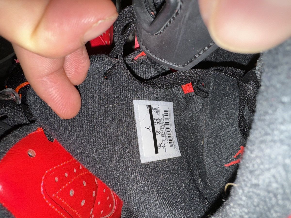 Jordan Brand Jordan retro 6 infrared 23 Size US 7 / EU 40 - 4 Thumbnail