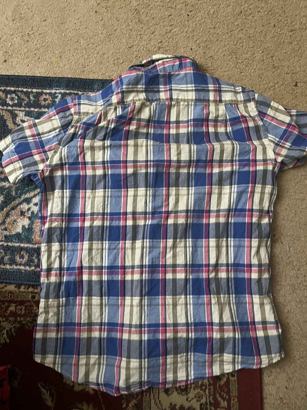 Japanese Brand × Vintage Vintage Madras Oxford Shirt Size US M / EU 48-50 / 2 - 3 Thumbnail