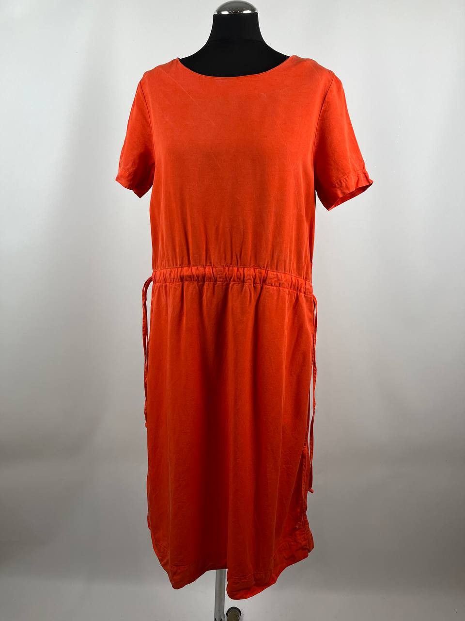 Other TOAST Orange 100% Lyocell Tie Waist Dress Size UK 12 Medium Size M / US 6-8 / IT 42-44 - 1 Thumbnail