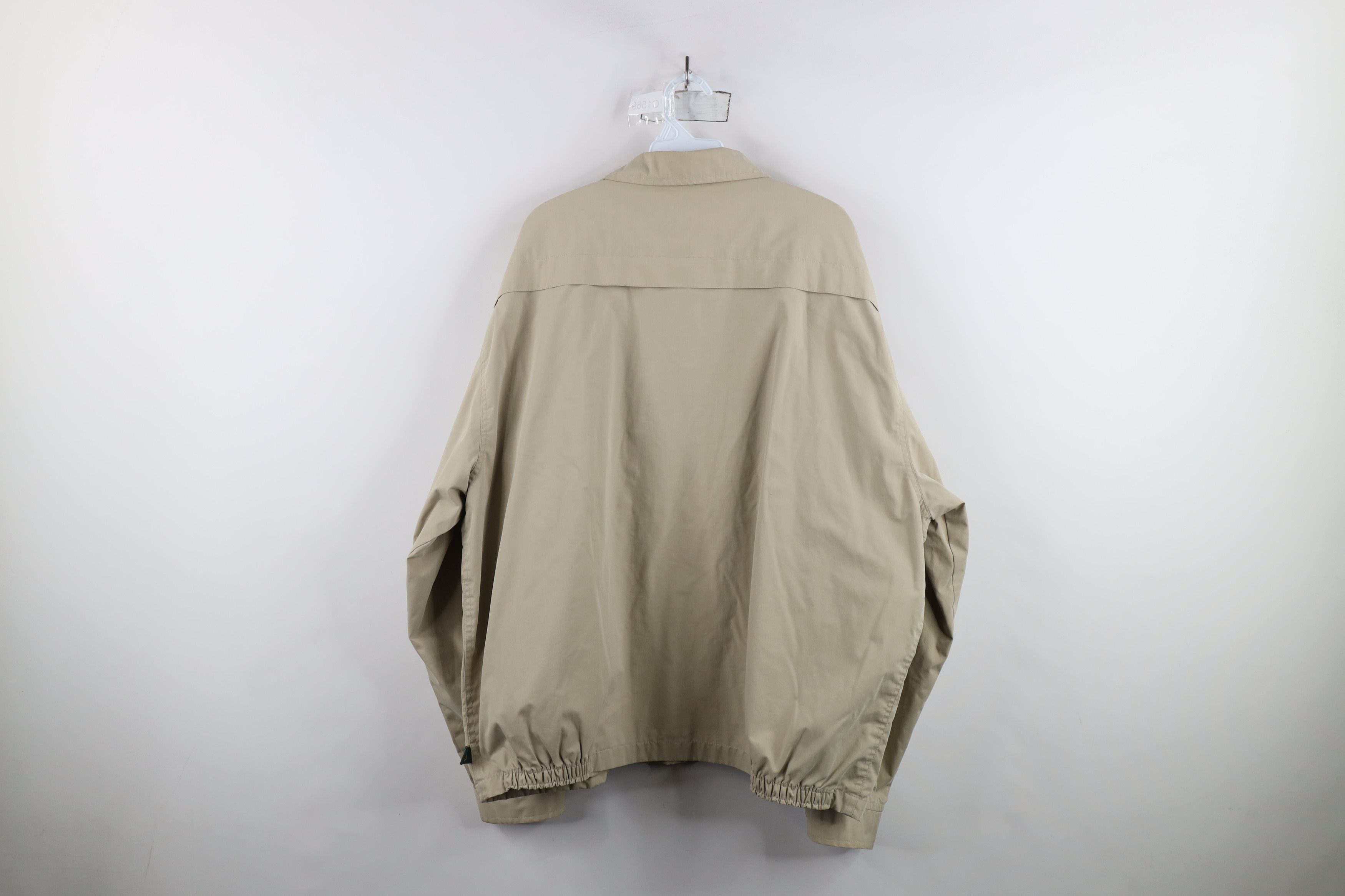 Vintage Vintage 90s McGregor Flannel Lined Bomber Jacket Beige Size US XXL / EU 58 / 5 - 14 Thumbnail