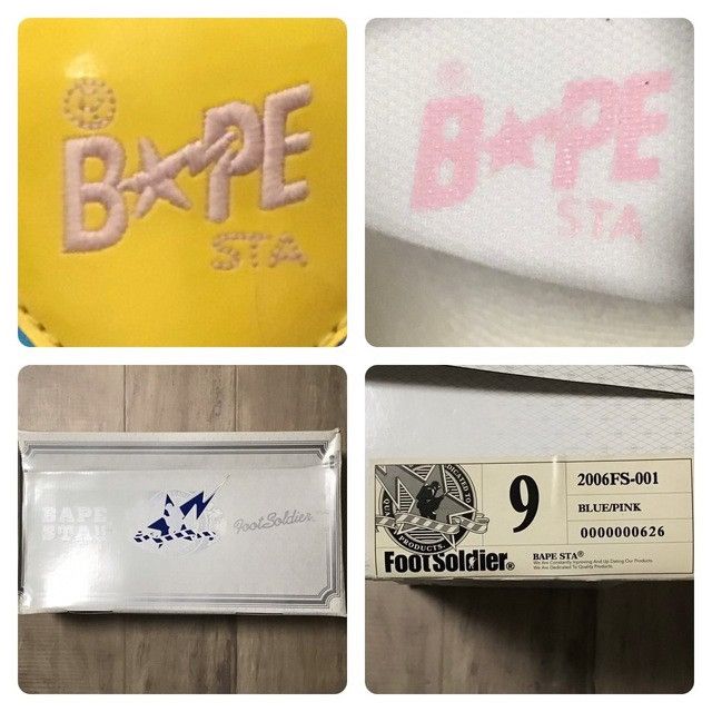 Bape × Nigo BAPE STA patent leather sneaker cotton candy multi NIGO APE Size US 9 / EU 42 - 10 Thumbnail