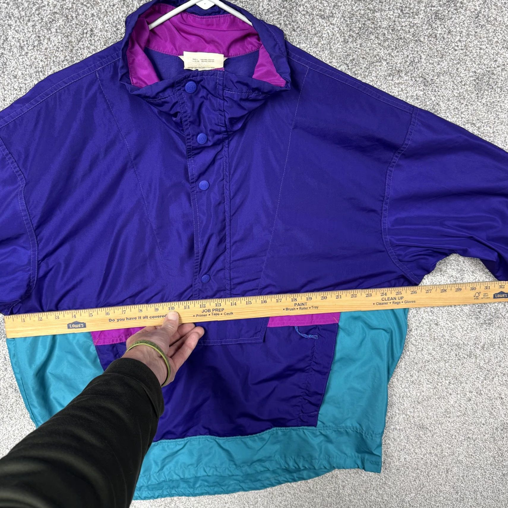 Vintage VINTAGE REI CO-OP Jacket Mens Large Purple Teal Anorak Windbreaker Pullover Size US L / EU 52-54 / 3 - 4 Thumbnail