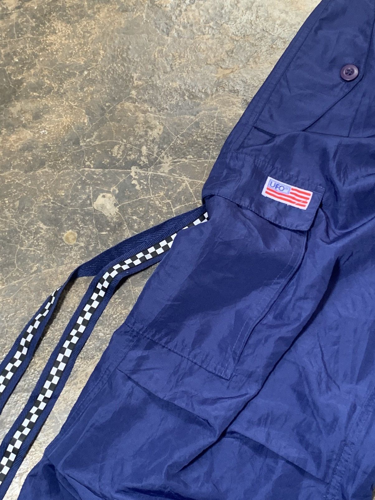 Japanese Brand Vintage UFO rare parachute bondage cargo pants 90’s Size US 27 - 2 Thumbnail