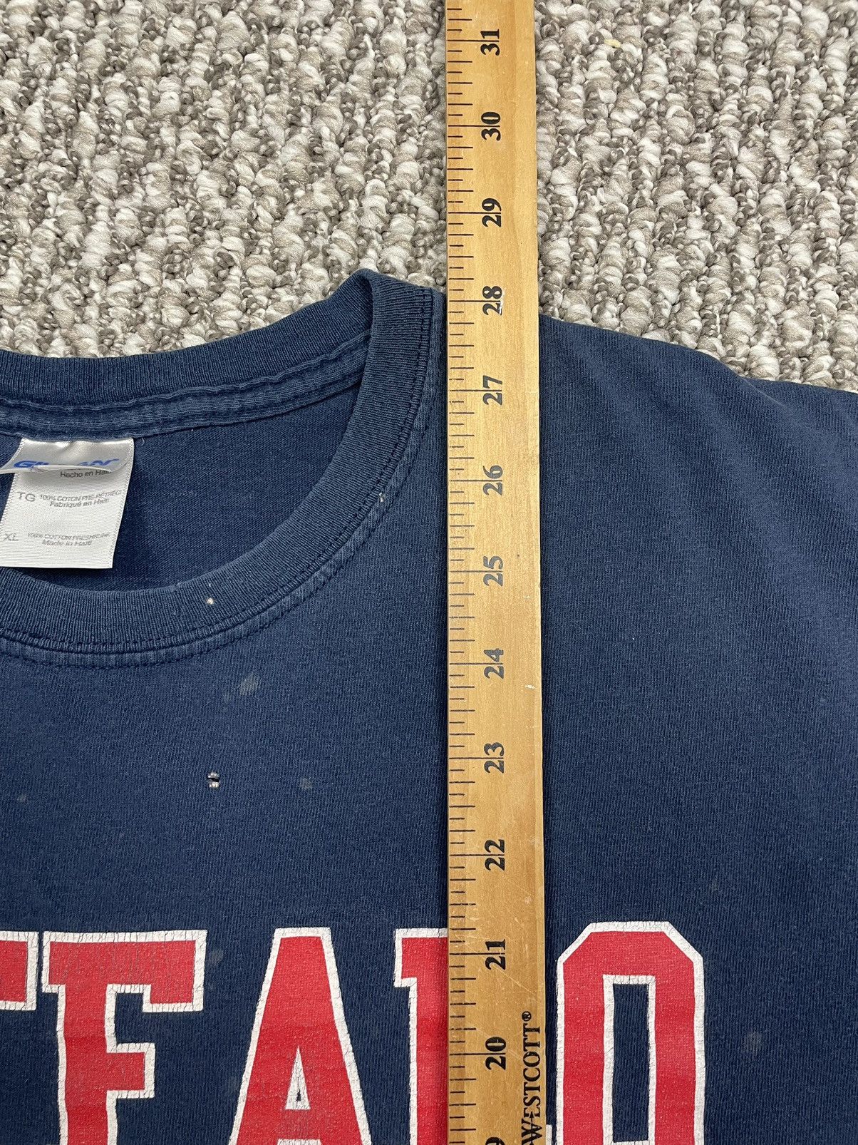 Vintage Vintage Buffalo Fuckin New York Sports Promo Bleed Blue Red Size US XL / EU 56 / 4 - 18 Thumbnail