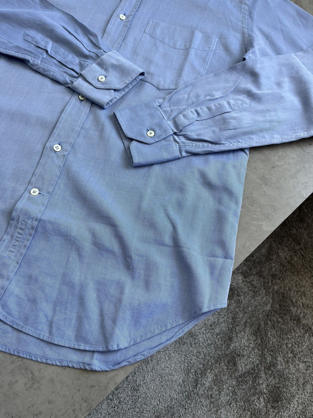 Boggi Boggi Milano Blue Shirt Size 39 Size US M / EU 48-50 / 2 - 2 Thumbnail