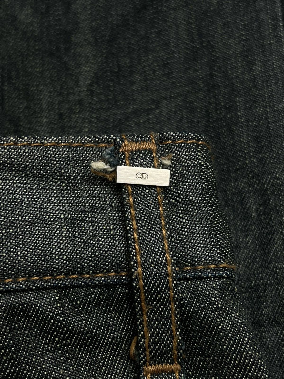 Dior × Hedi Slimane AW07 Dior Homme Wax Coated Polyurethane Denim Jeans Navigate Size US 28 / EU 44 - 5 Thumbnail