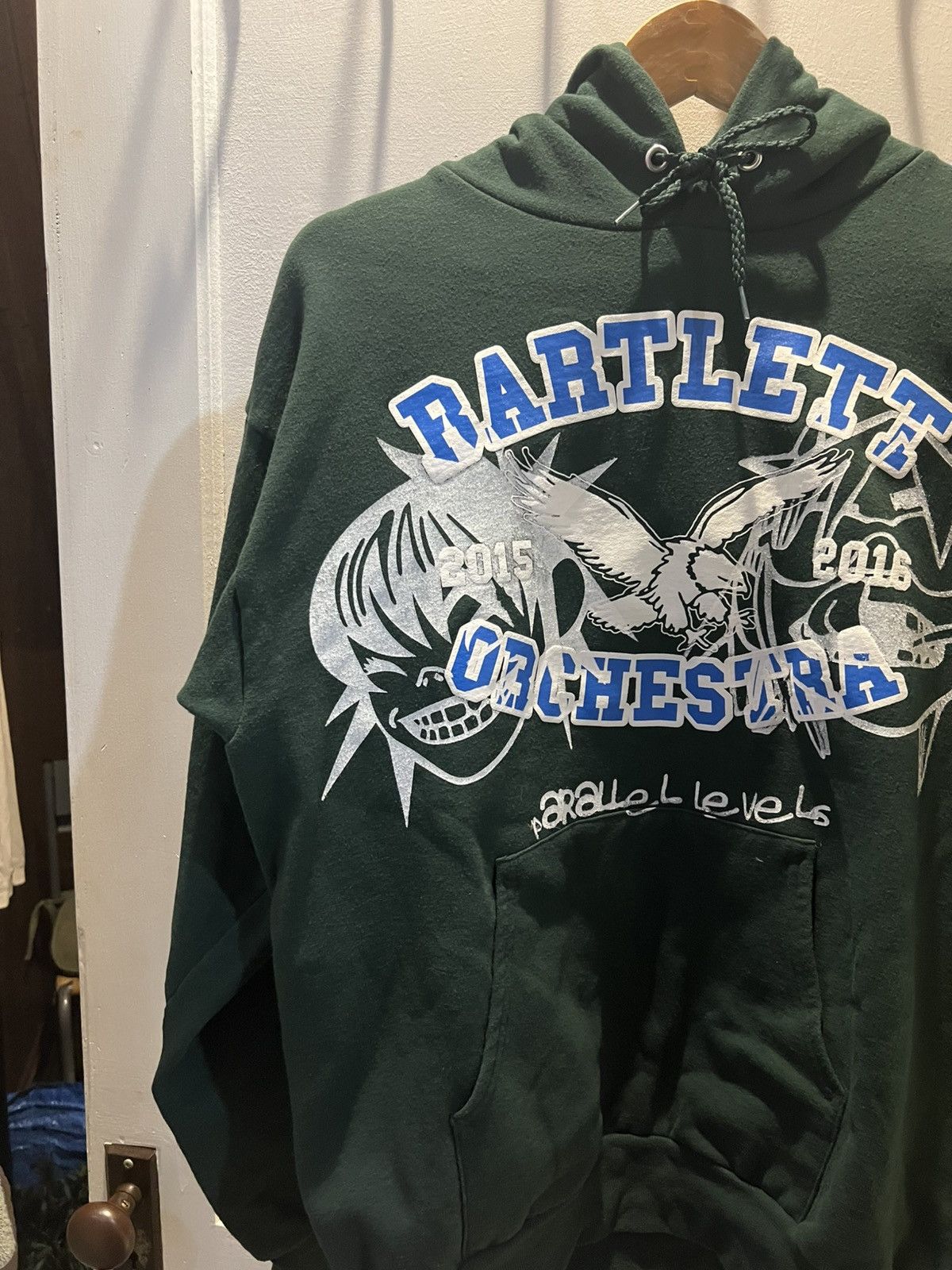 Vintage Green Gorillaz Printed Hoodie Size US M / EU 48-50 / 2 - 2 Thumbnail