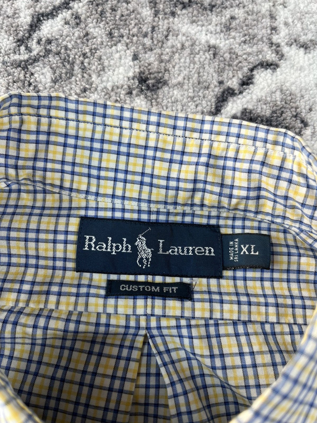Polo Ralph Lauren Ralph Lauren Custom Fit Check Shirt XL Size US XL / EU 56 / 4 - 7 Thumbnail
