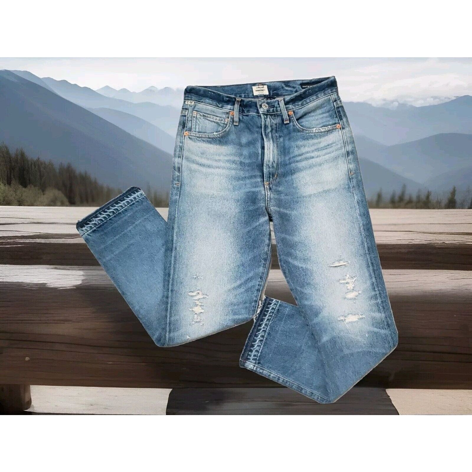 Citizens Of Humanity Citizens Of Humanity Dree Croped High Rise Slim Straight Size 25" / US 0 / IT 36 - 2 Thumbnail