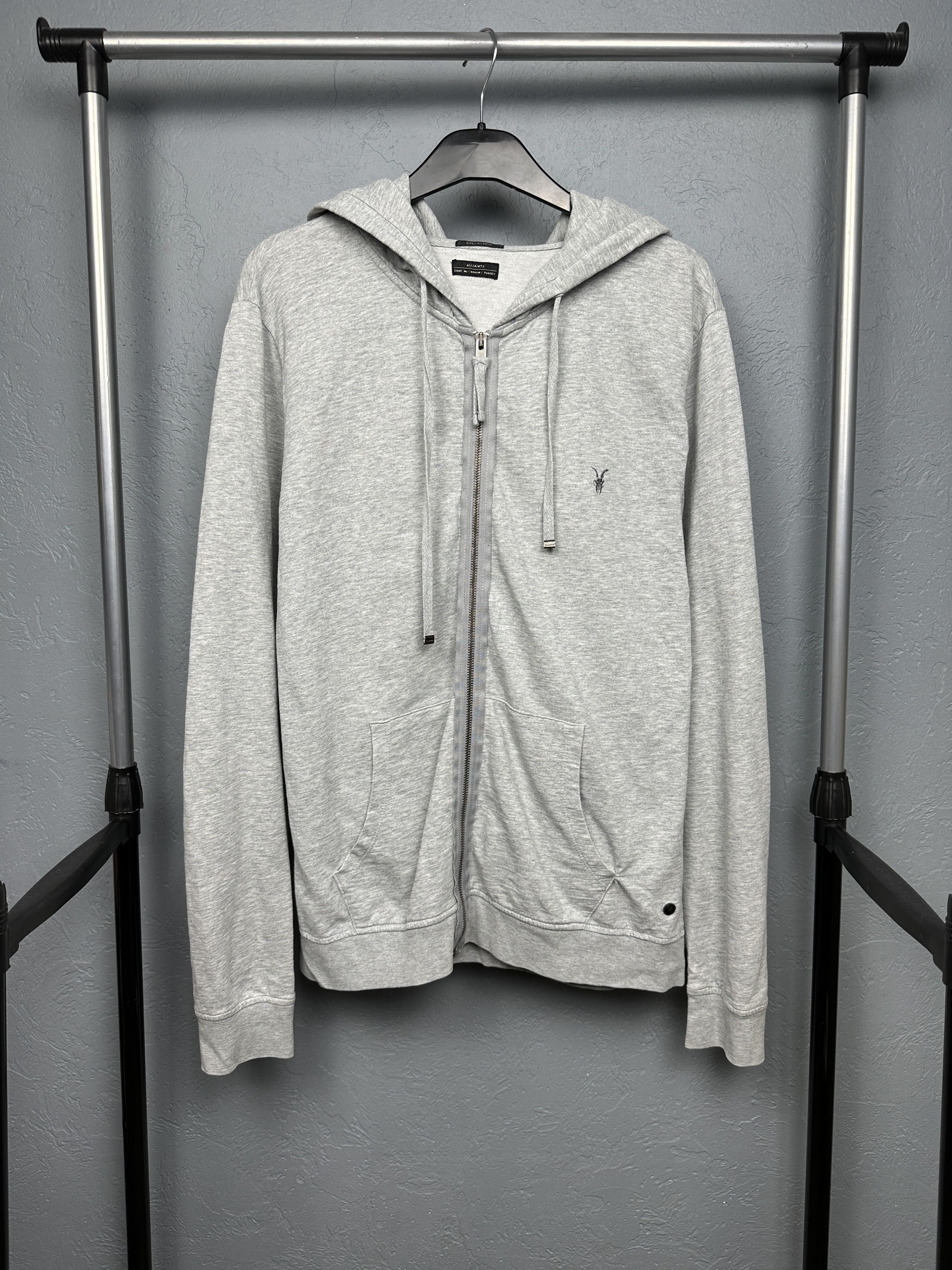 Allsaints × Vintage Allsaints Vintage Mens Orian Zip Hoodie Size US XL / EU 56 / 4 - 1 Thumbnail
