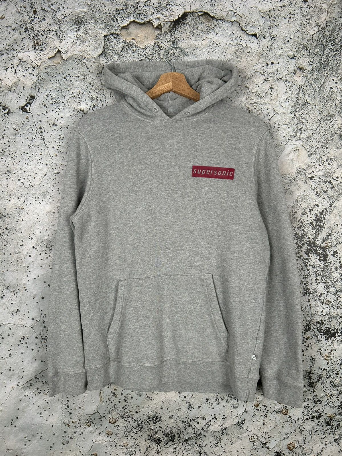 Samsoe Samsoe × Vintage Samsoe & Samsoe Supersonic Grey Hoodie Streetwear Vintage Size US M / EU 48-50 / 2 - 1 Thumbnail