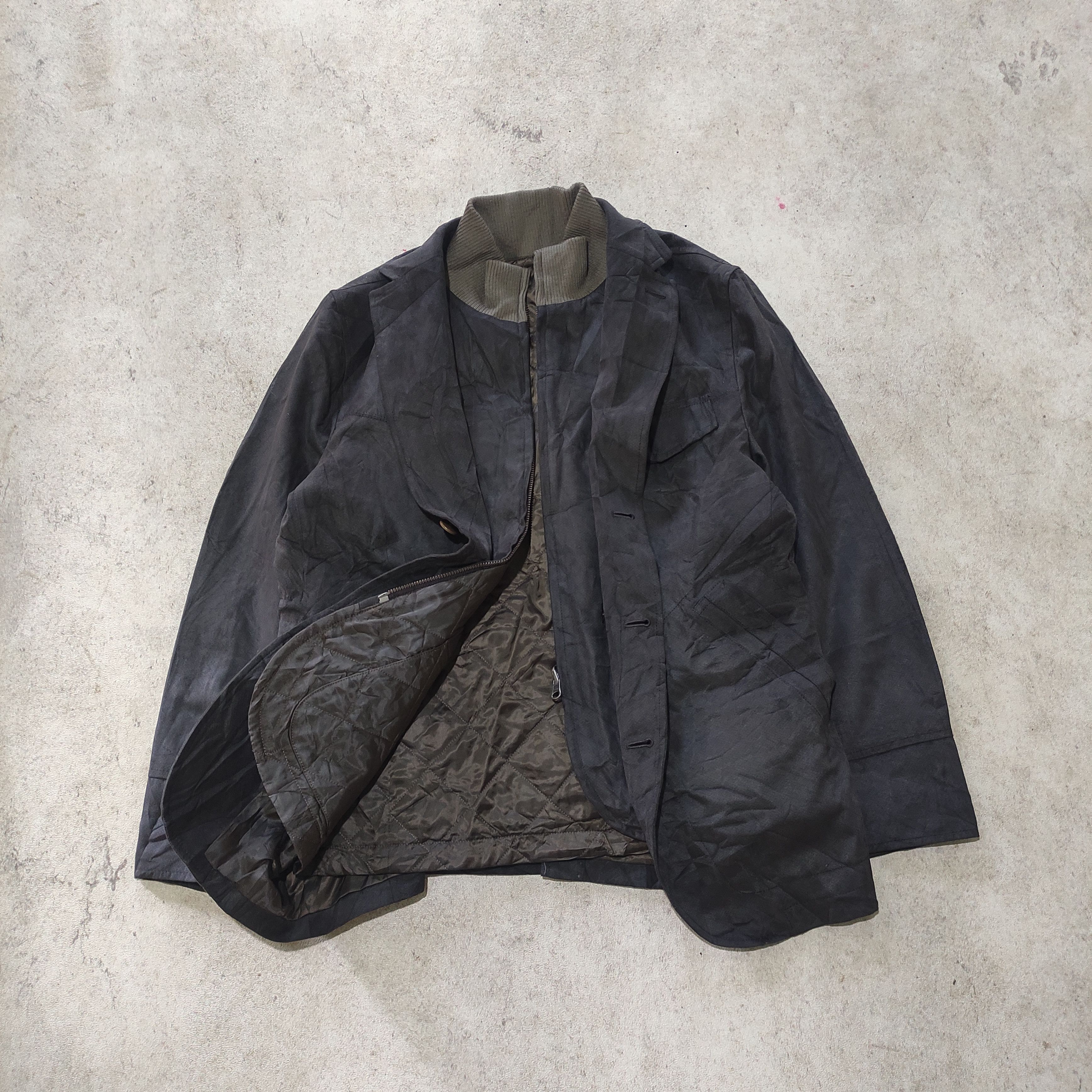 Yohji Yamamoto Vintage D'URBAN layered blazer — archive Yohji mood. Size US S / EU 44-46 / 1 - 3 Thumbnail