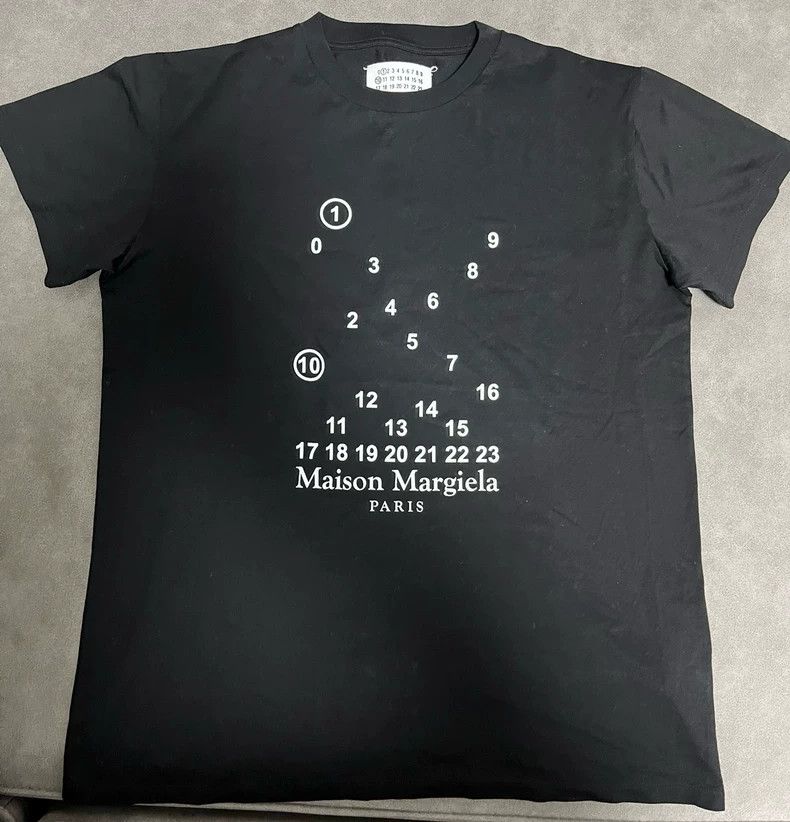 Maison Margiela MM6 Number Print T-Shirt- dmc