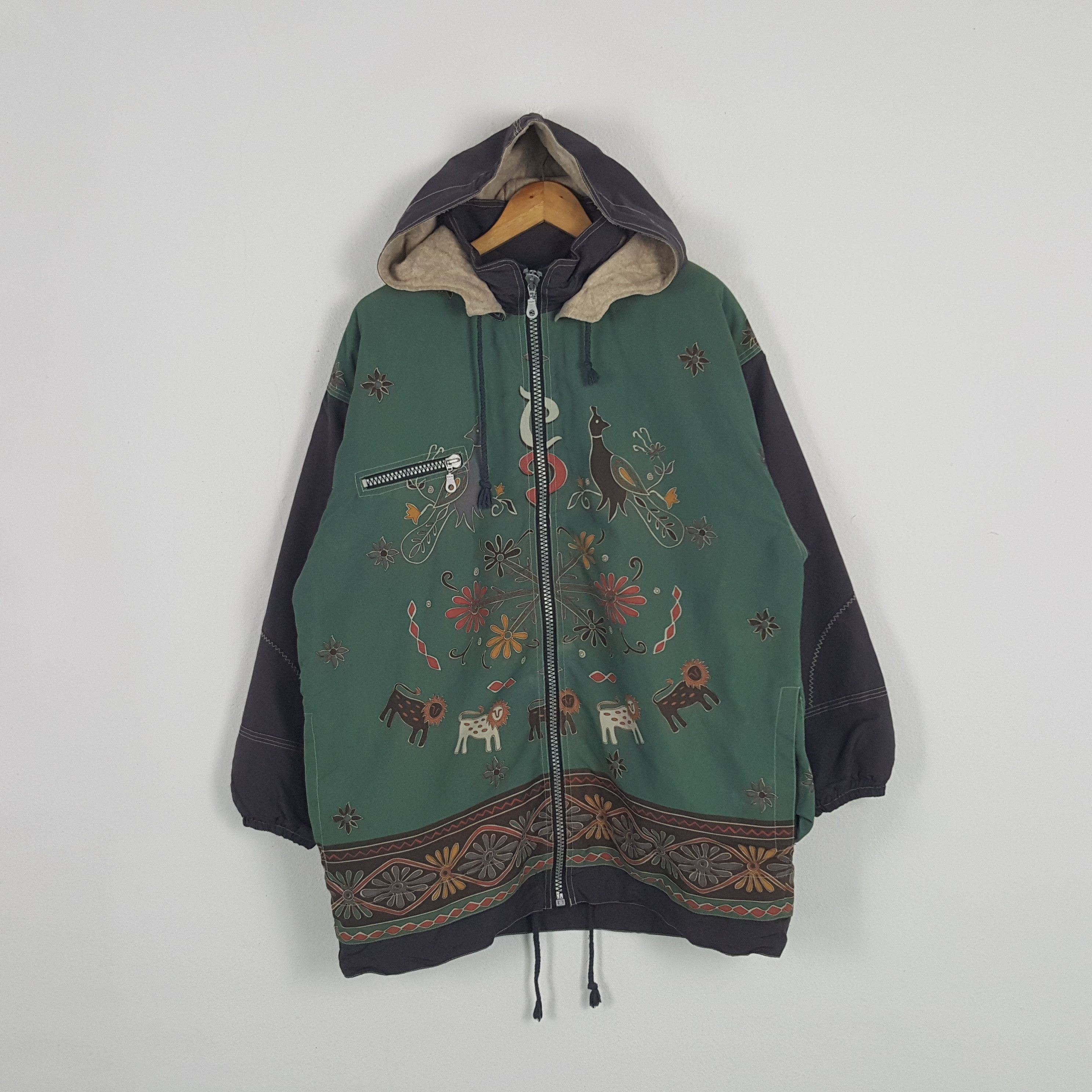 Gypsy × Vintage Vintage Active Swiss Design Hippie Style Winter Jacket Size US XL / EU 56 / 4 - 1 Thumbnail