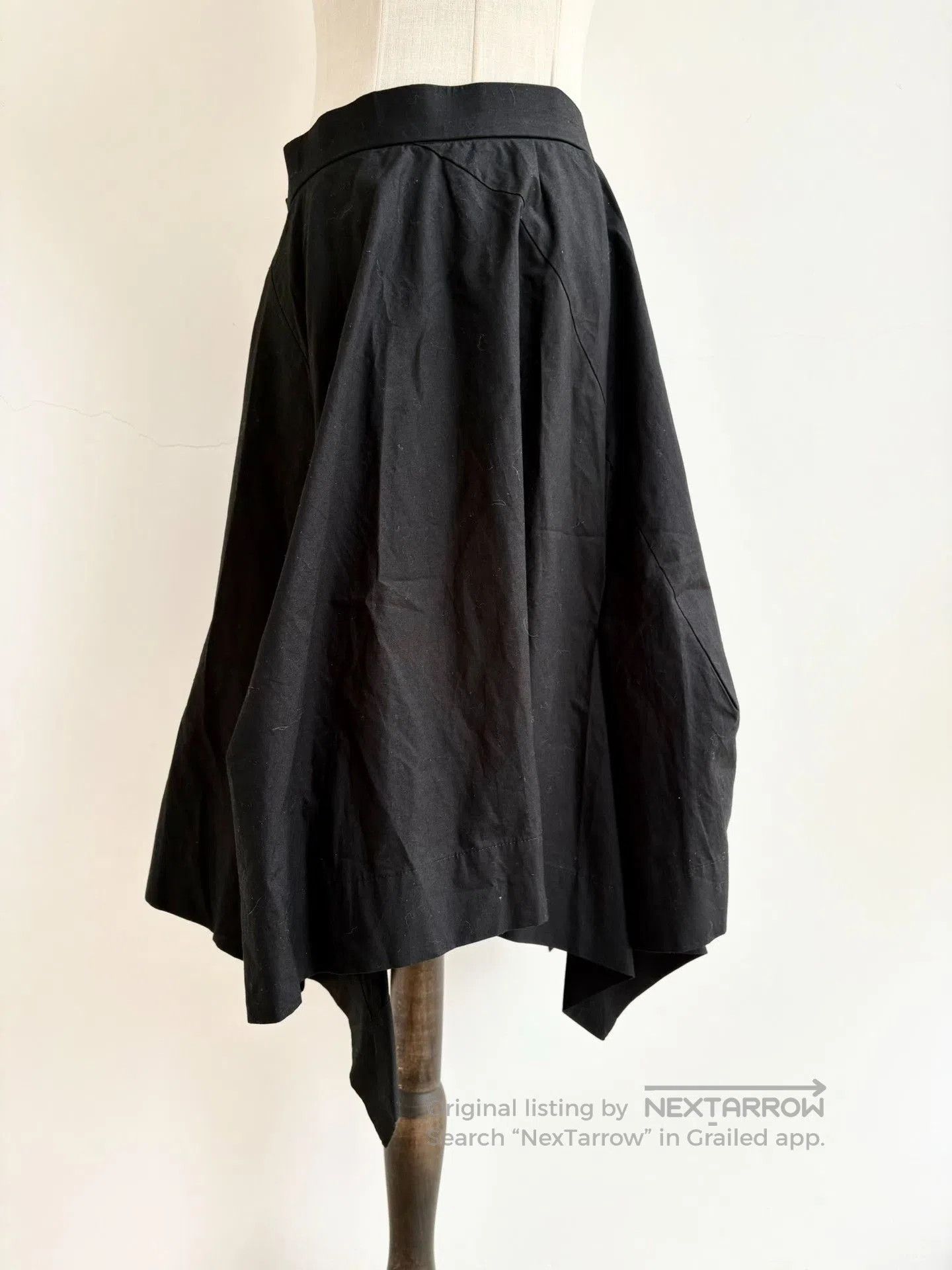 Vivienne Westwood Vivienne Westwood Vintage Black Asymmetrical Skirt. Size 35" - 2 Thumbnail