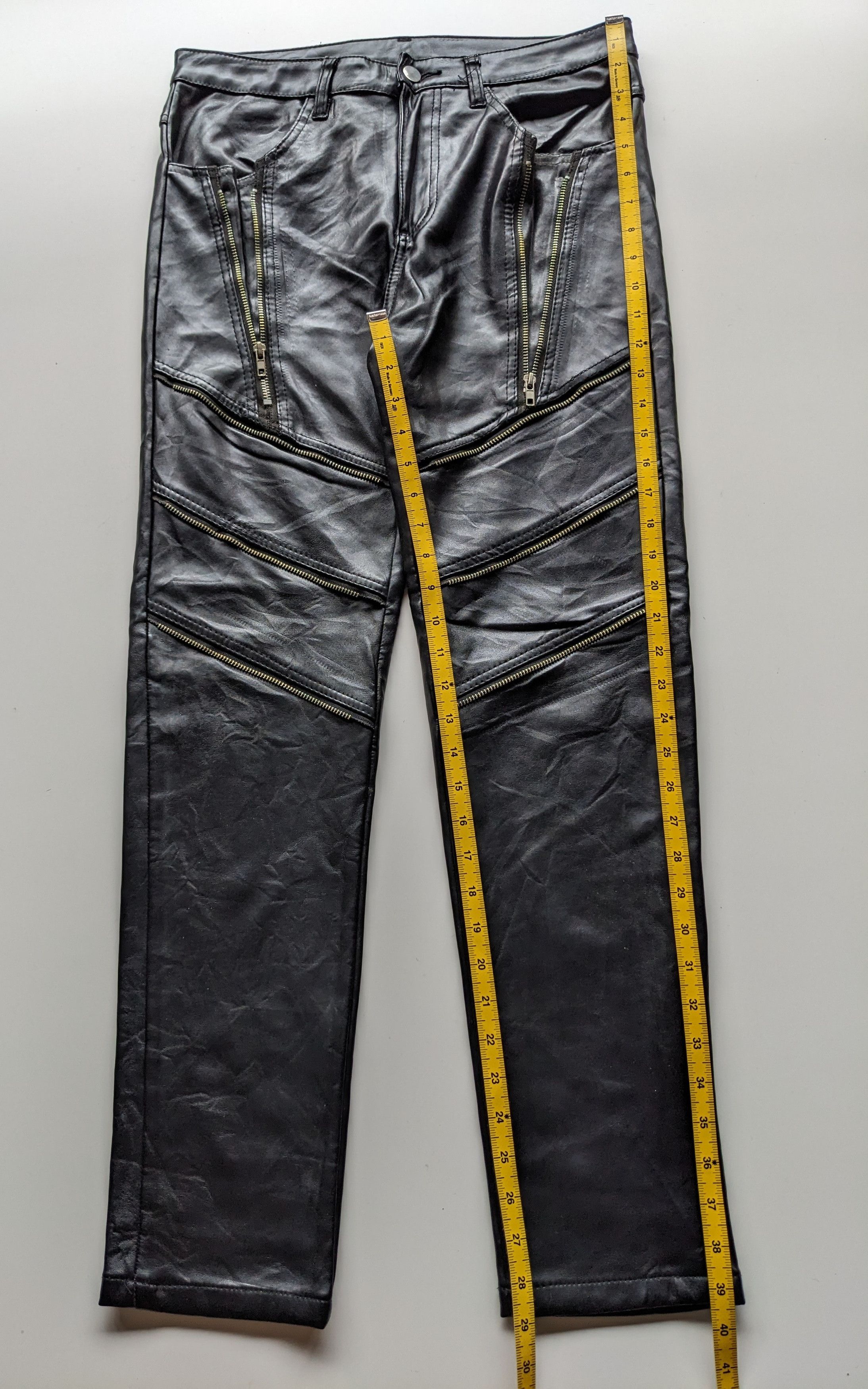 Designer × Leather × Rockstar Games Japanese brand rock star leather pants Size US 32 / EU 48 - 8 Thumbnail