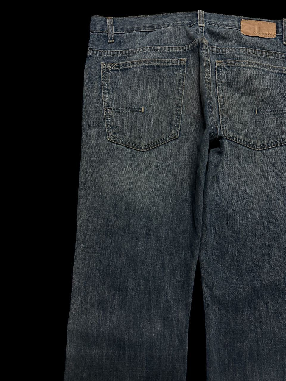 Vintage BOOTCUT Vintage Y2K Calvin Klein Jeans Insane Rusty Distress Size US 35 - 15 Thumbnail