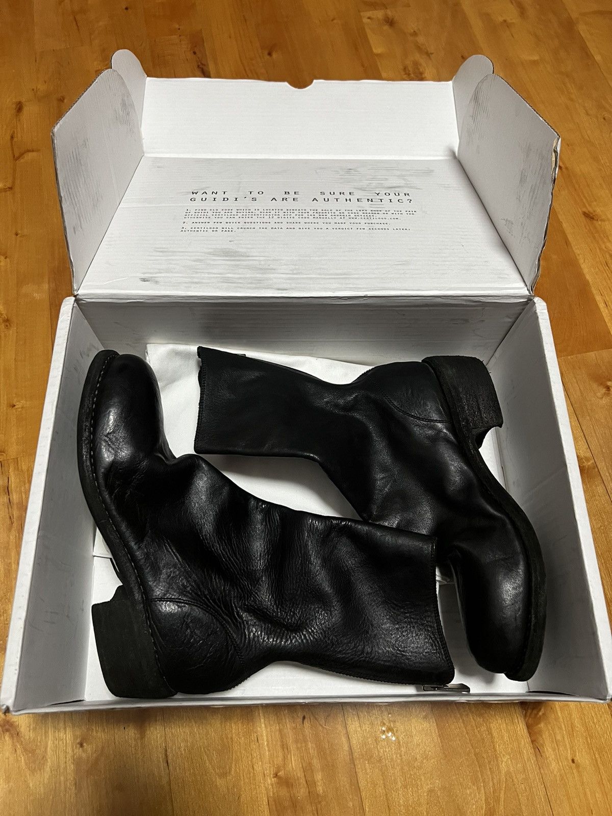 Guidi guidi 788z black zip boots sz37.5 | Grailed