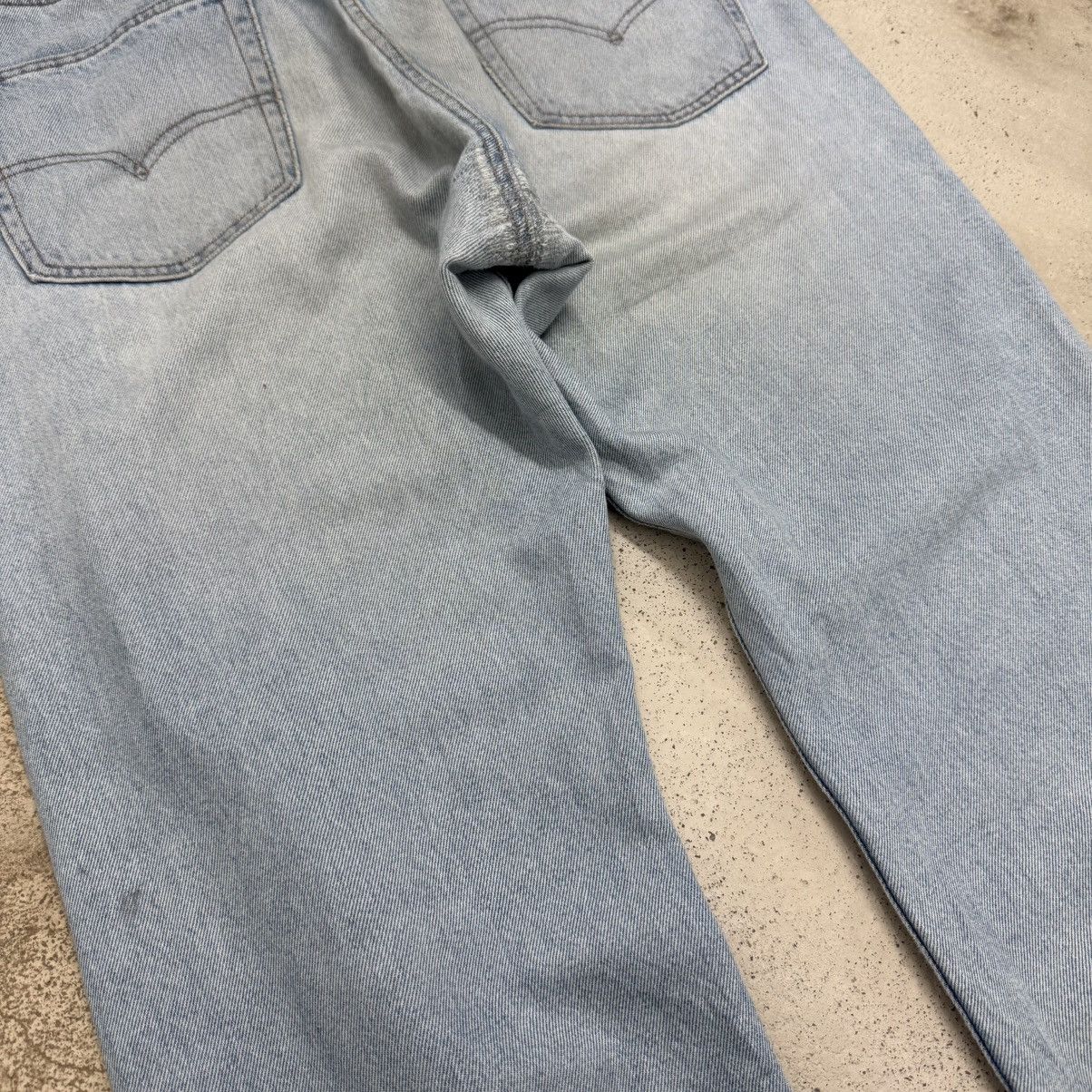 Levi's Levis 551 Big E Hemp Repaired Denim Pants Size US 35 - 12 Thumbnail