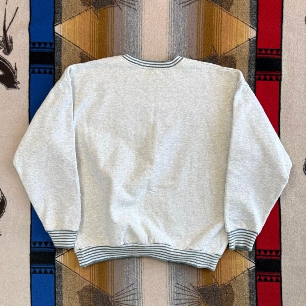 Vintage VINTAGE Miami Beach Florida Embroidered Crewneck Sweatshirt Size L USA Basix Gray Crew Neck Long Sleeve Pullover Sweatshirt 90s Beach Men Size US L / EU 52-54 / 3 - 7 Thumbnail