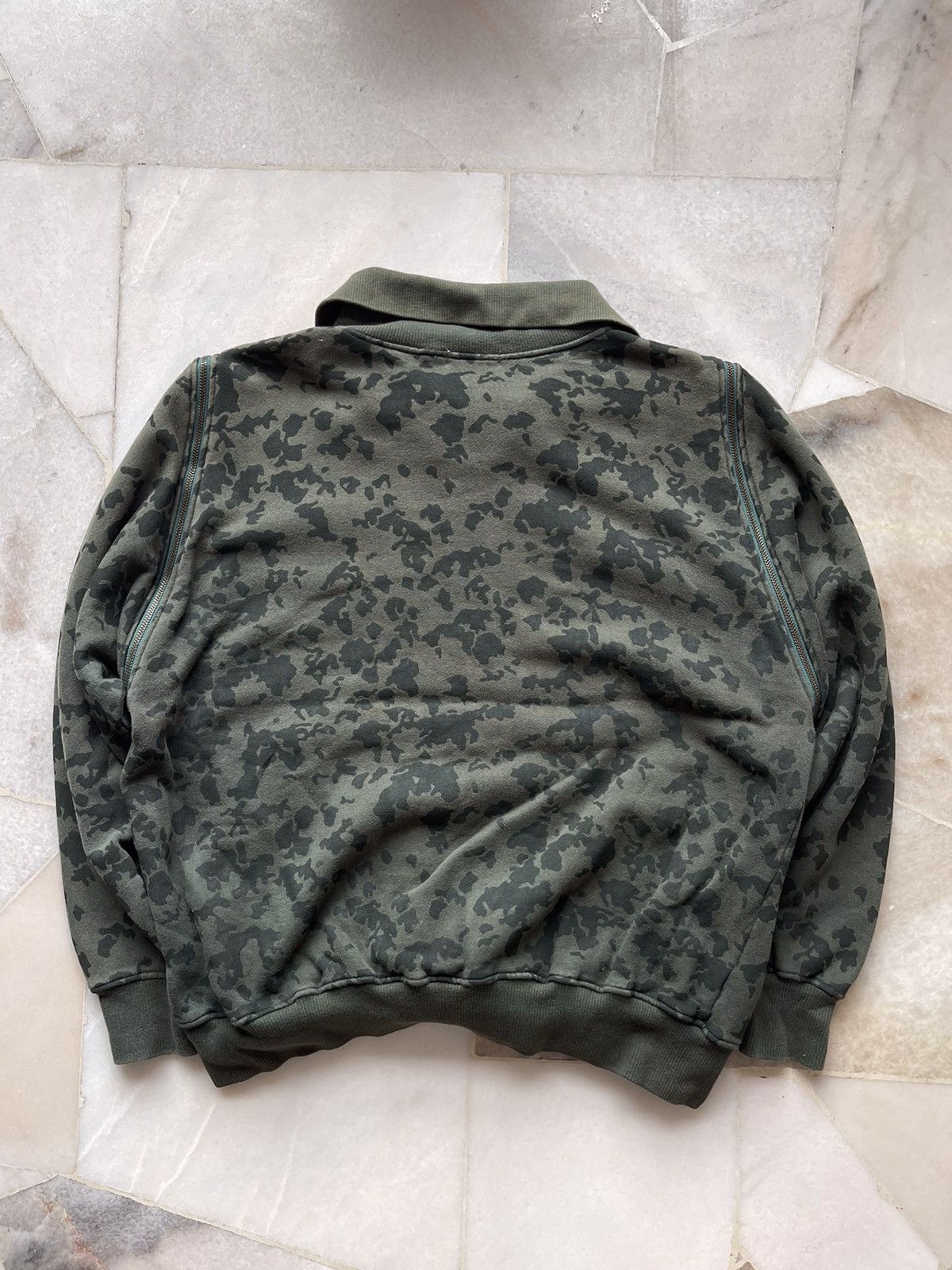 Issey Miyake × Tsumori Chisato 80s Issey Miyake Small Part Polo Sweatshirt Size US M / EU 48-50 / 2 - 11 Thumbnail