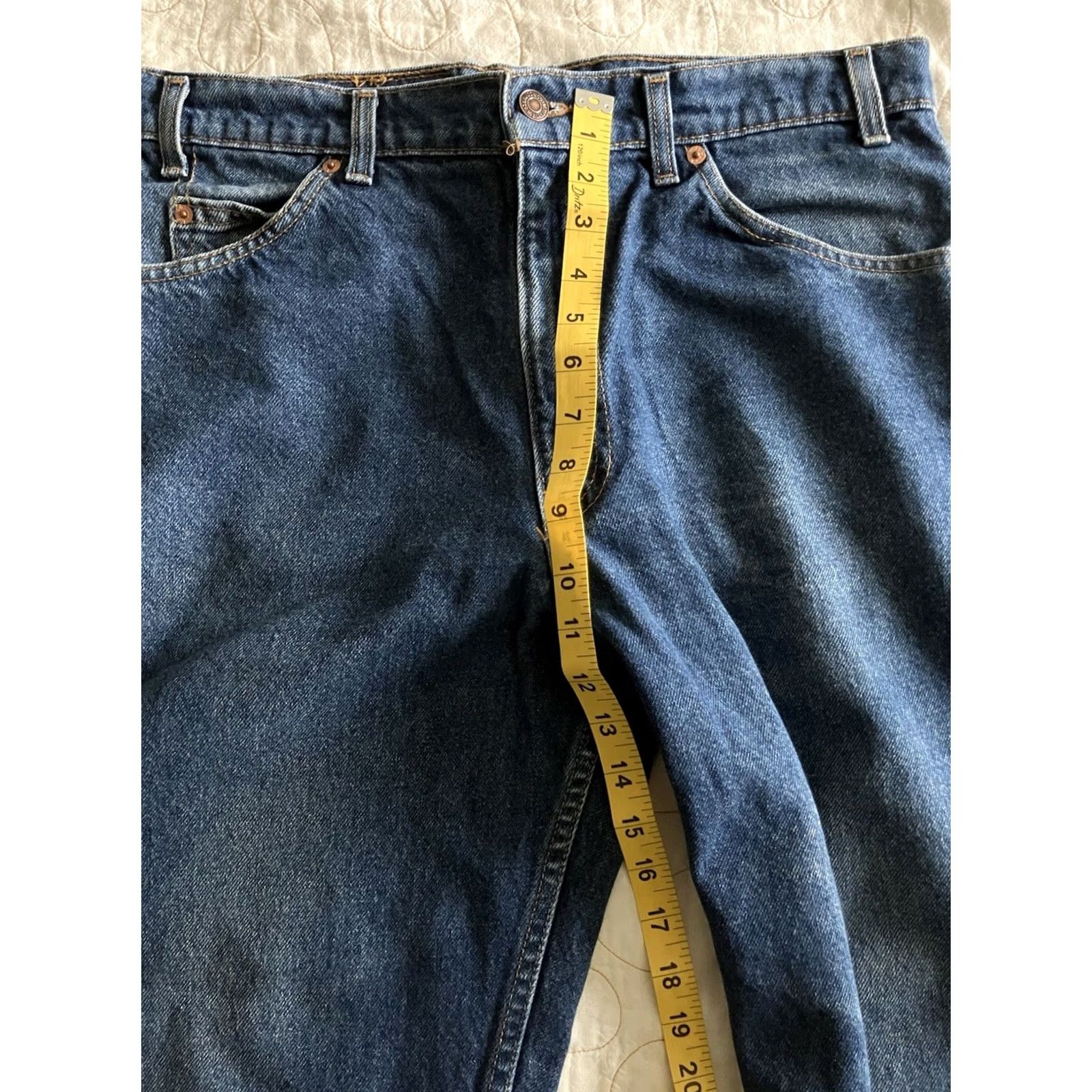 Levi's VINTAGE Levi's Jeans Men 34x29 White Tag 90s Blue Denim Straight Regular Size US 34 / EU 50 - 7 Thumbnail