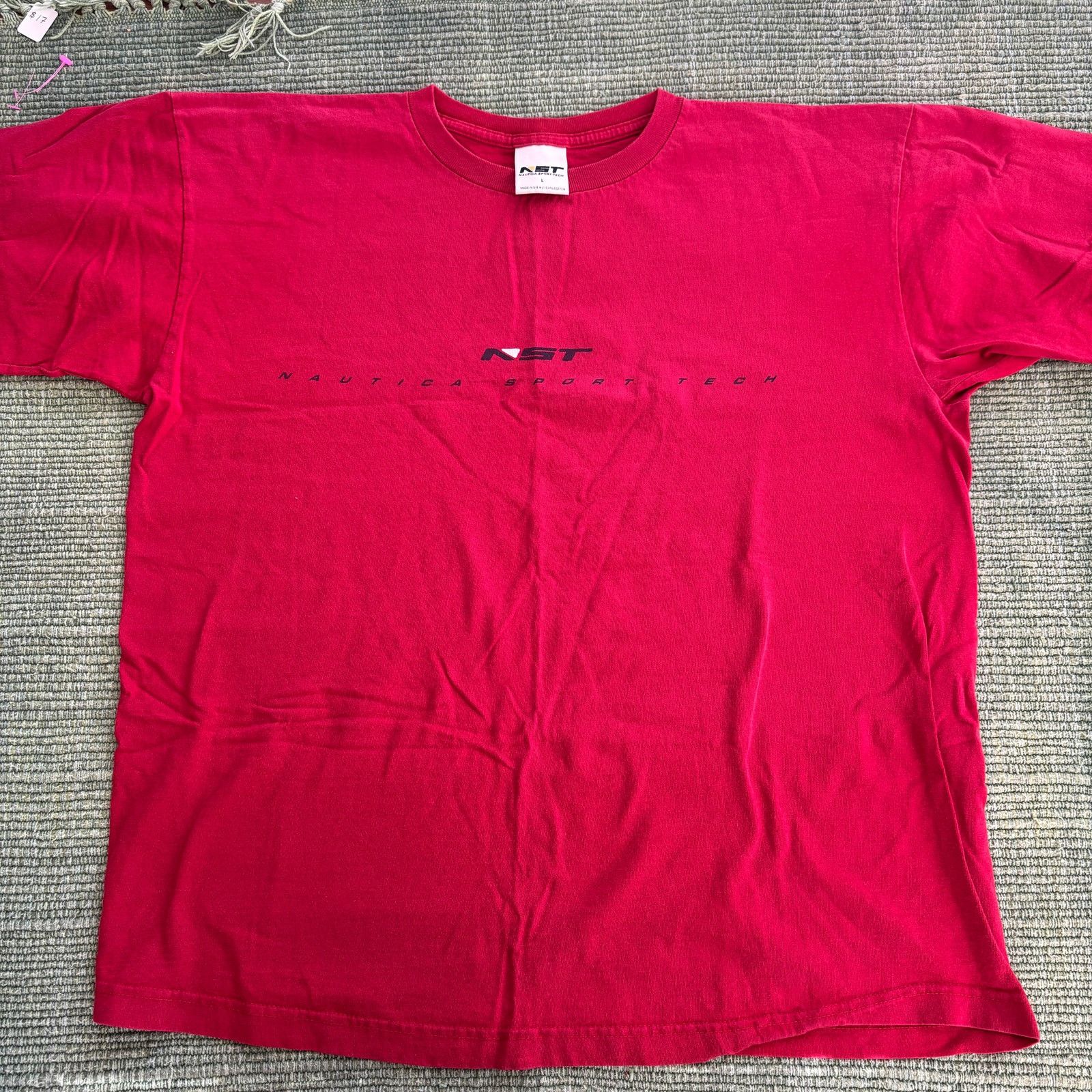 Nautica × Vintage Vintage red cotton Nautica Sport Tech tee shirt L to XL Size US L / EU 52-54 / 3 - 3 Thumbnail