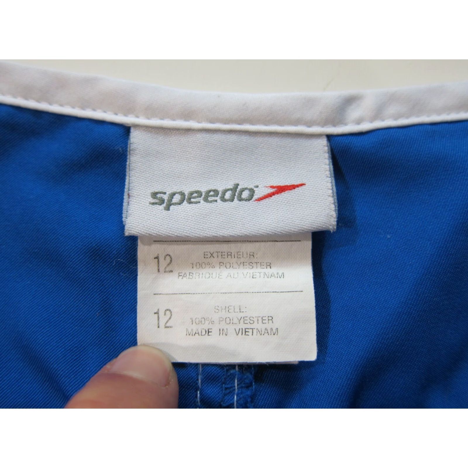 Speedo Vintage Speedo Board Shorts Women 12 Blue Black Swim Beach Surf Casual 34" waist 11.5" rise 45" hip 4" inseam Womens Size 34" / US 12 / IT 48 - 3 Thumbnail