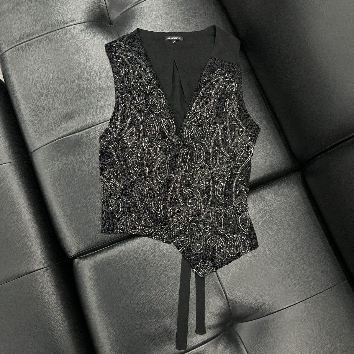 Ann Demeulemeester Ann Demeulemeester SS09Runway Asymmetric “Glass” Vest Jacket Size XS / US 0-2 / IT 36-38 - 1 Thumbnail