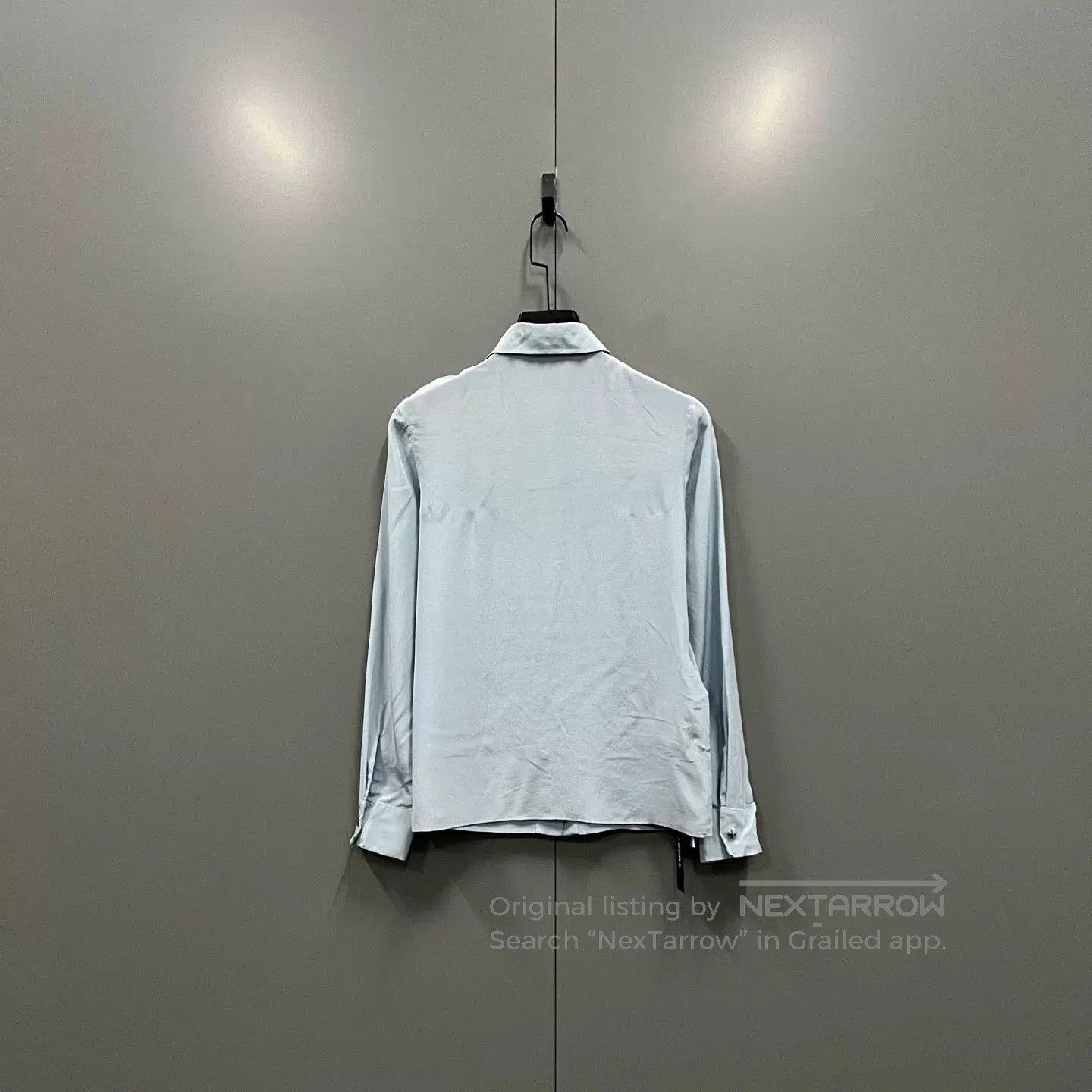 Celine miumiu color-blocked long sleeve shirt. Size S / US 4 / IT 40 - 2 Thumbnail