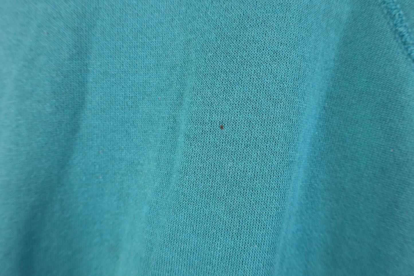 Vintage Vintage 80s NatWest USA Bank Raglan Sweatshirt Teal USA Size US L / EU 52-54 / 3 - 11 Thumbnail