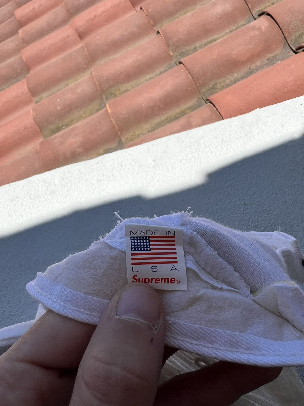 Supreme Corduroy Supreme S Hat White Size ONE SIZE - 6 Thumbnail
