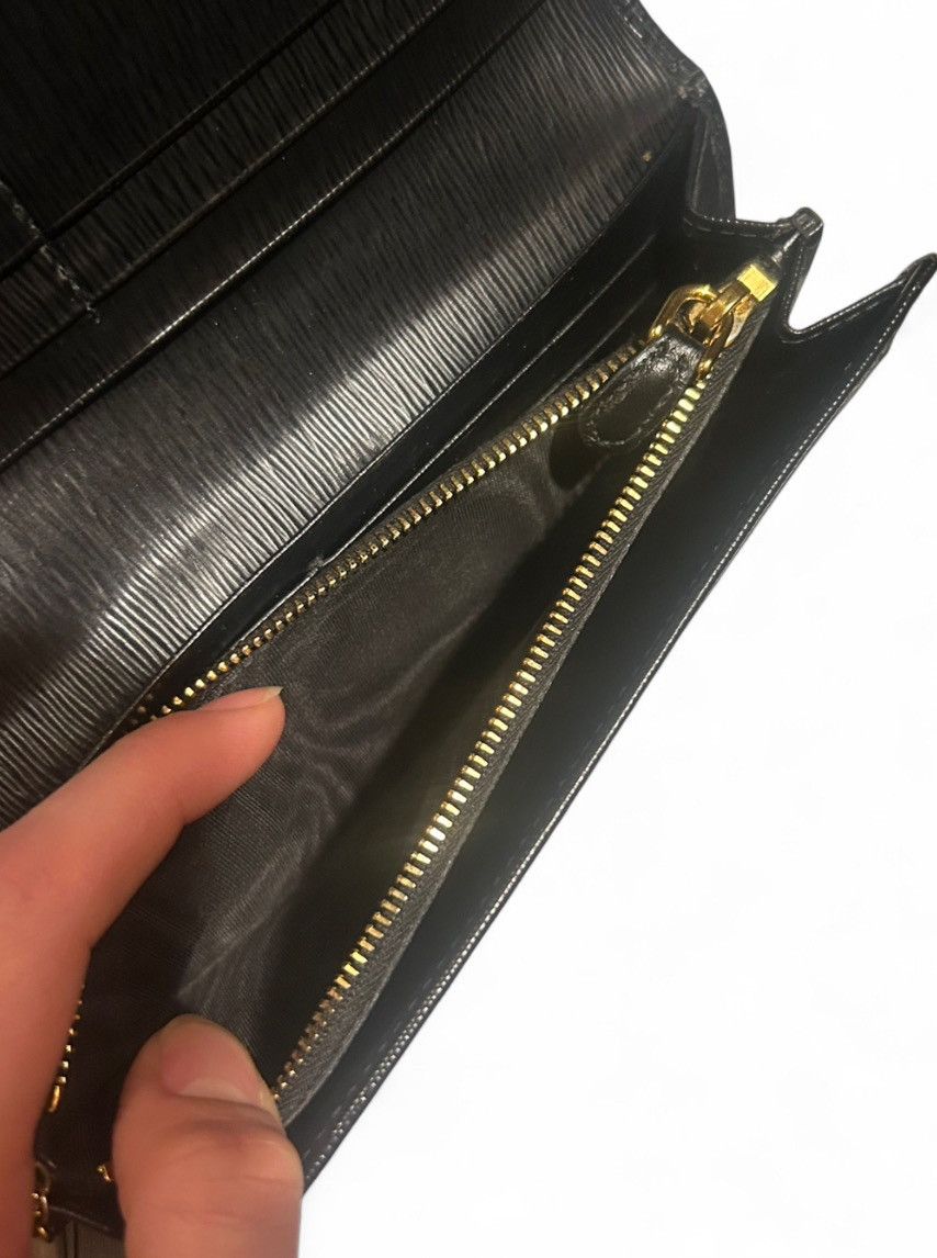 Prada Prada Large Black Saffiano Leather Wallet Size ONE SIZE - 8 Thumbnail