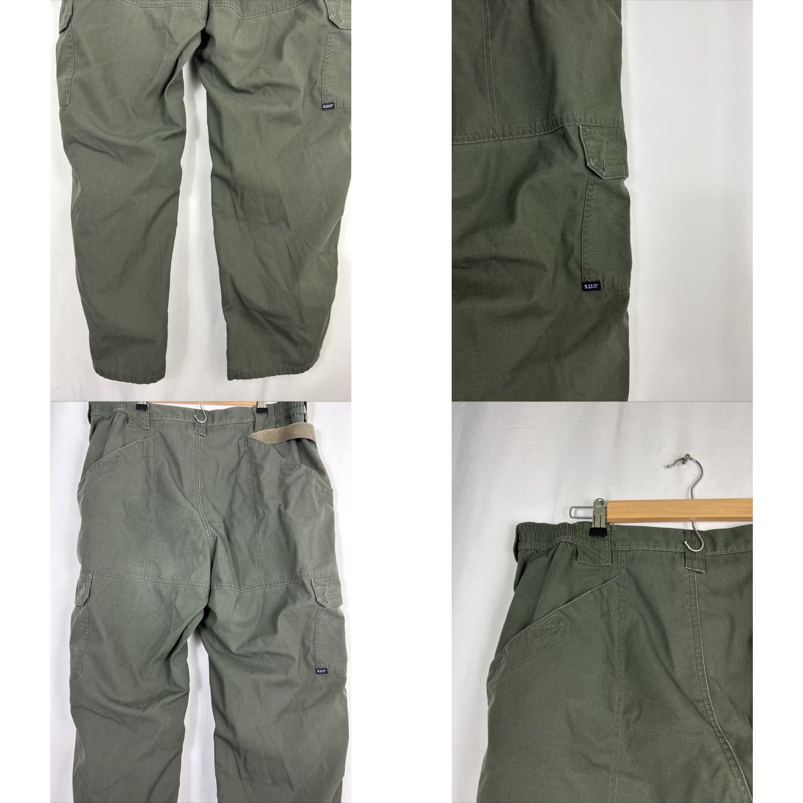 Vintage 5.11 Tactical Taclite Pro Pant Forest Green Men 38x31 Pants Mens Size US 38 / EU 54 - 8 Thumbnail