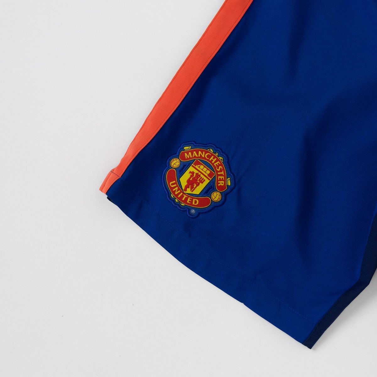 Nike Nike x FC Manchester United Mens Blue Football Shorts Soccer Size US 28 / EU 44 - 4 Thumbnail