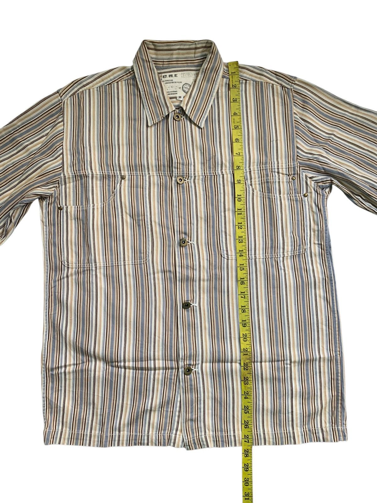 Designer × Japanese Brand Rare Design Vintage C.R.E 863 Soft Denim Shirts Size US M / EU 48-50 / 2 - 10 Thumbnail