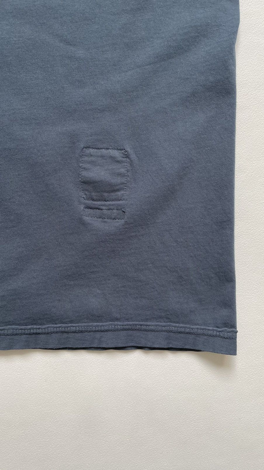 Rick Owens Drkshdw Blue ‘Patch Detail’ Level T Shirt Size US M / EU 48-50 / 2 - 8 Thumbnail