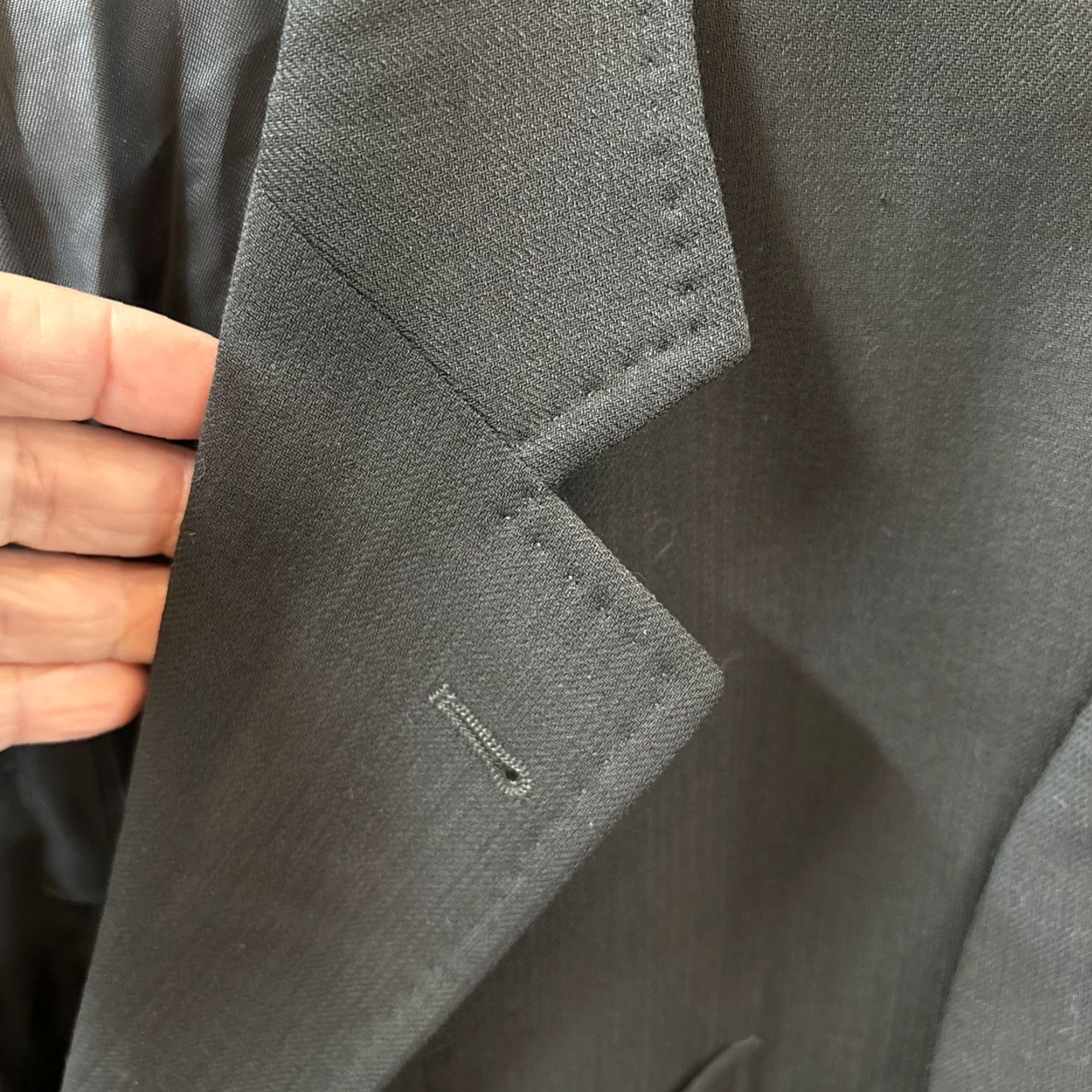 Ermenegildo Zegna VINTAGE Ermenegildo Zegna TRAVELLER Blazer 52 Black Wool Button Mens Casual Formal Workwear Size US L / EU 52-54 / 3 - 3 Thumbnail