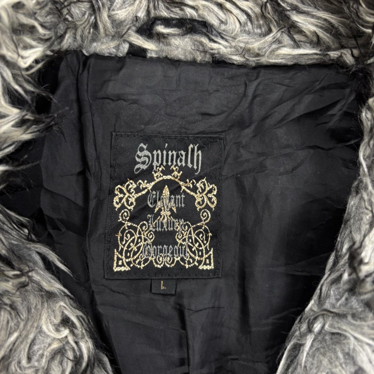 KMRii 2000s Spinach - Trim Fur Collar Vkei Style Jacket Size US M / EU 48-50 / 2 - 10 Thumbnail