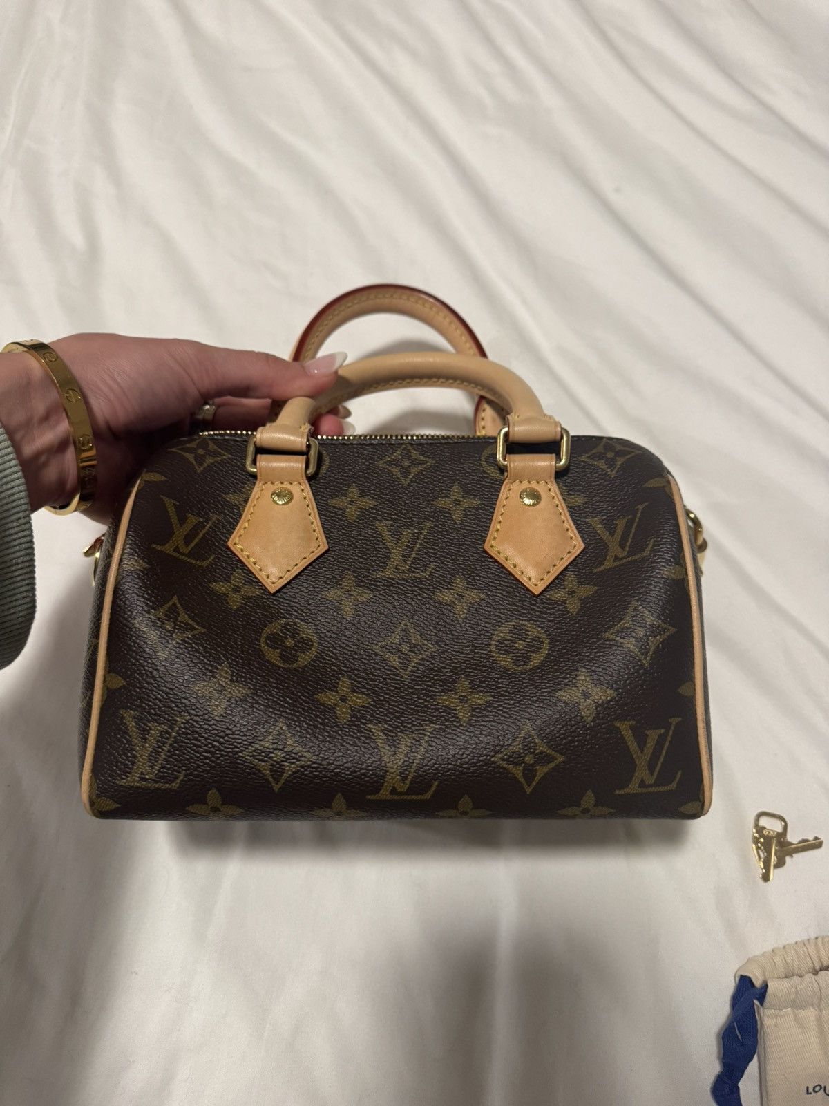 Louis Vuitton Speedy 20 - like new condition, used once, original tag+bags Size ONE SIZE - 16 Thumbnail