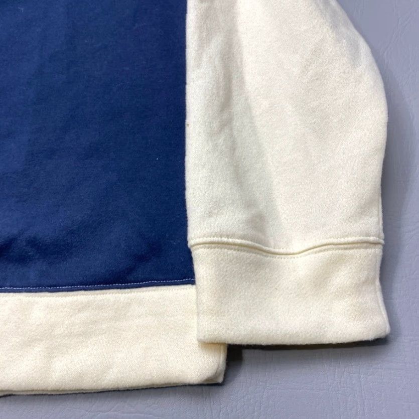 Nautica Nautica 1/4 Zip Sweater Pullover Mens L Blue Cream Stripe New NWT 8091 Size US L / EU 52-54 / 3 - 4 Thumbnail