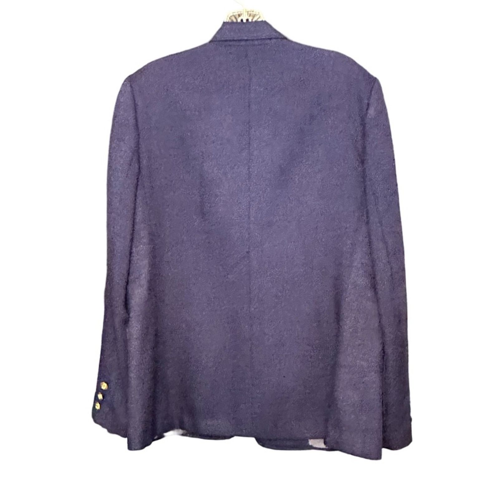 Vintage Navy Blue Blazer With Pockets Size XL / US 12-14 / IT 48-50 - 3 Thumbnail